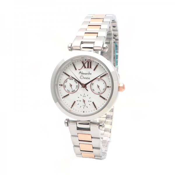 Alexandre Christie AC 2498 Silver Rosegold BFBTRMS